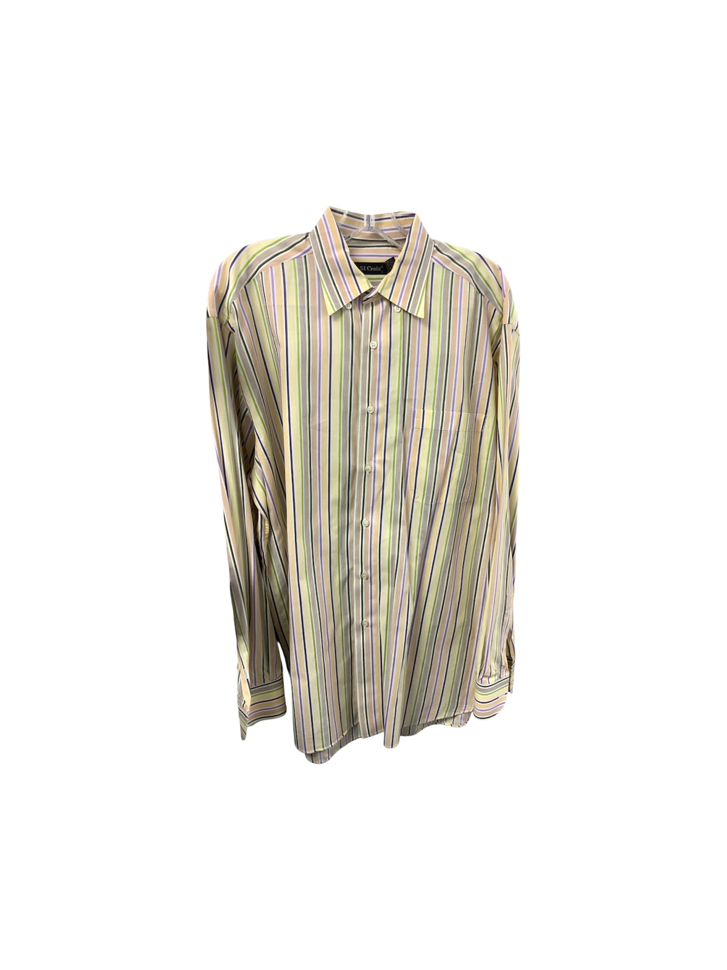 ST Croix Men’s Shirt Yellow Multi L