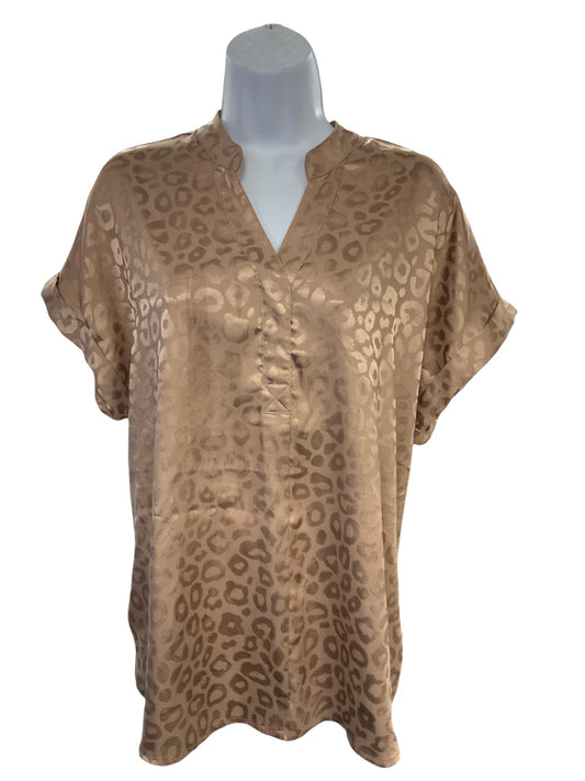 TruSelf Women's BLouse Taupe L