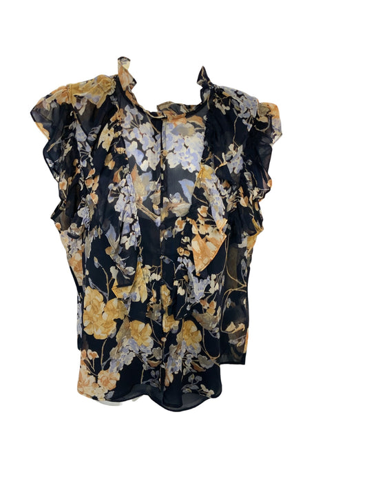 Lauren RL Women's Blouse Navy L