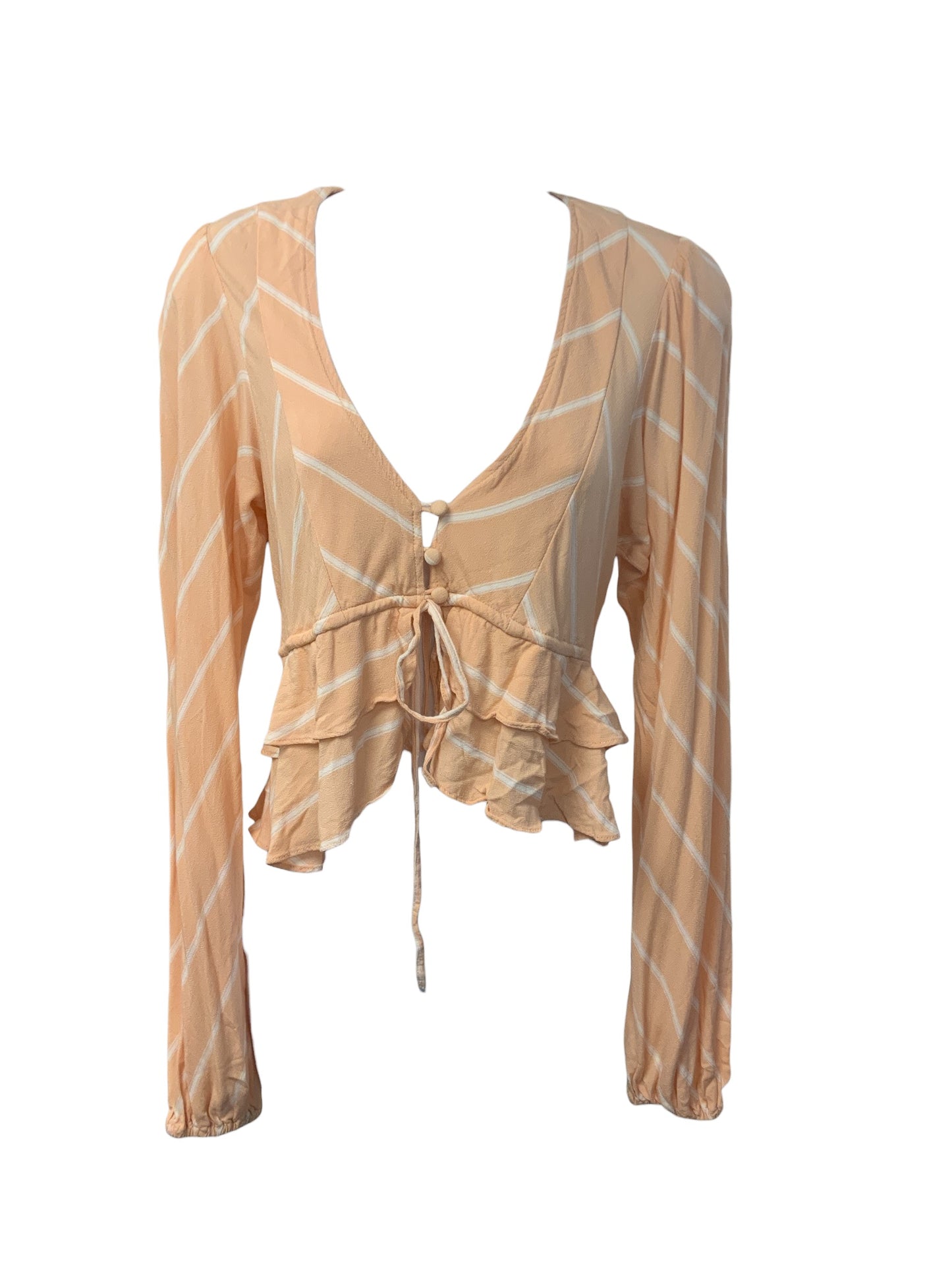 Free People Women's Blouse Peach XS