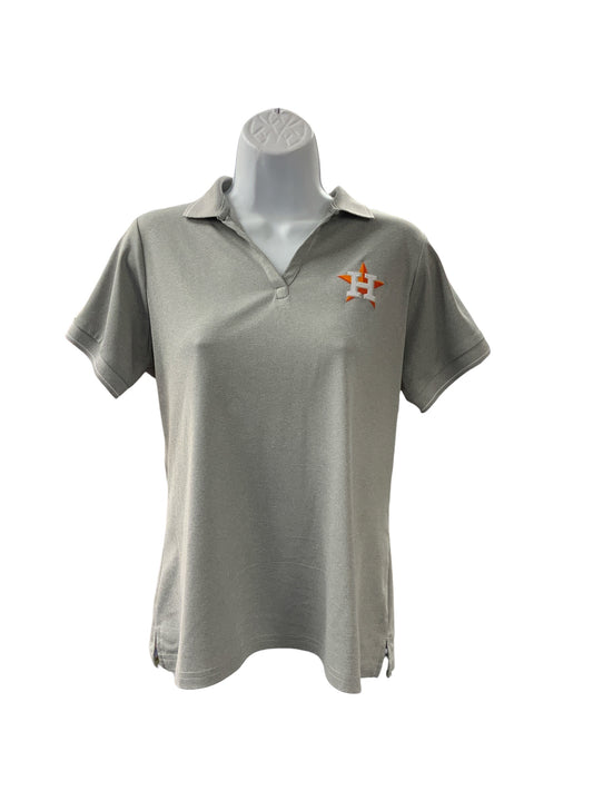 Antigua Women's Astros Polo Gray L