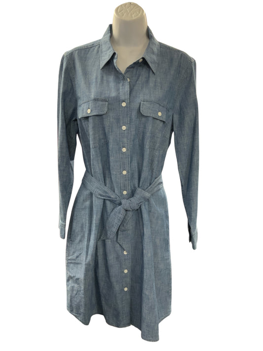 NWT Lands End Women's Dress Chambray MP