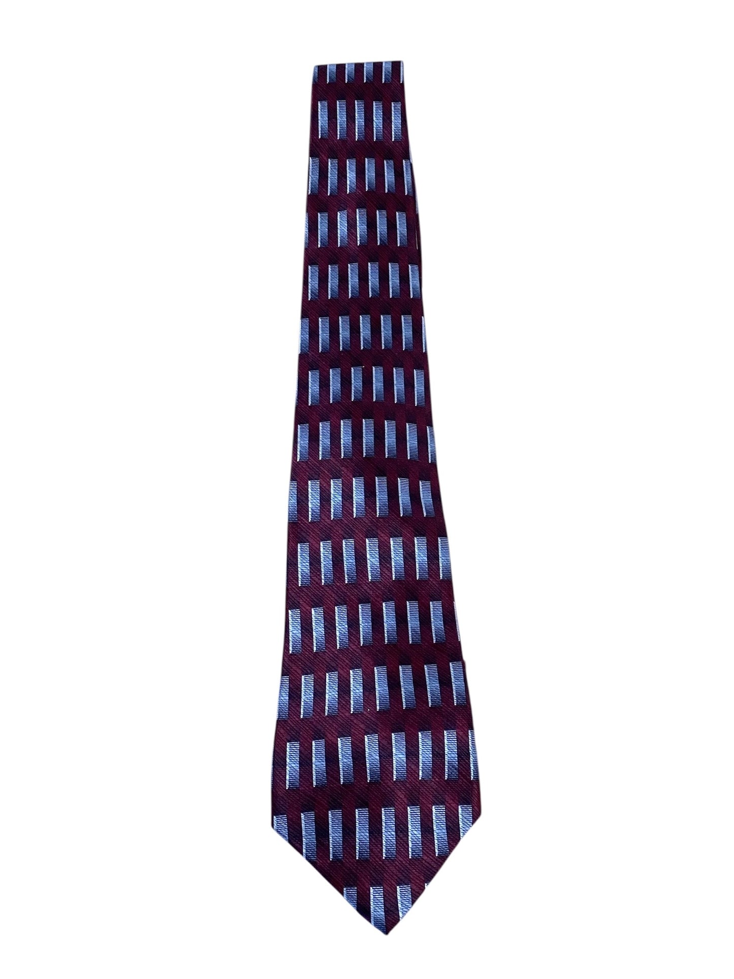 Geoffrey Beene Men’s Burgundy Tie