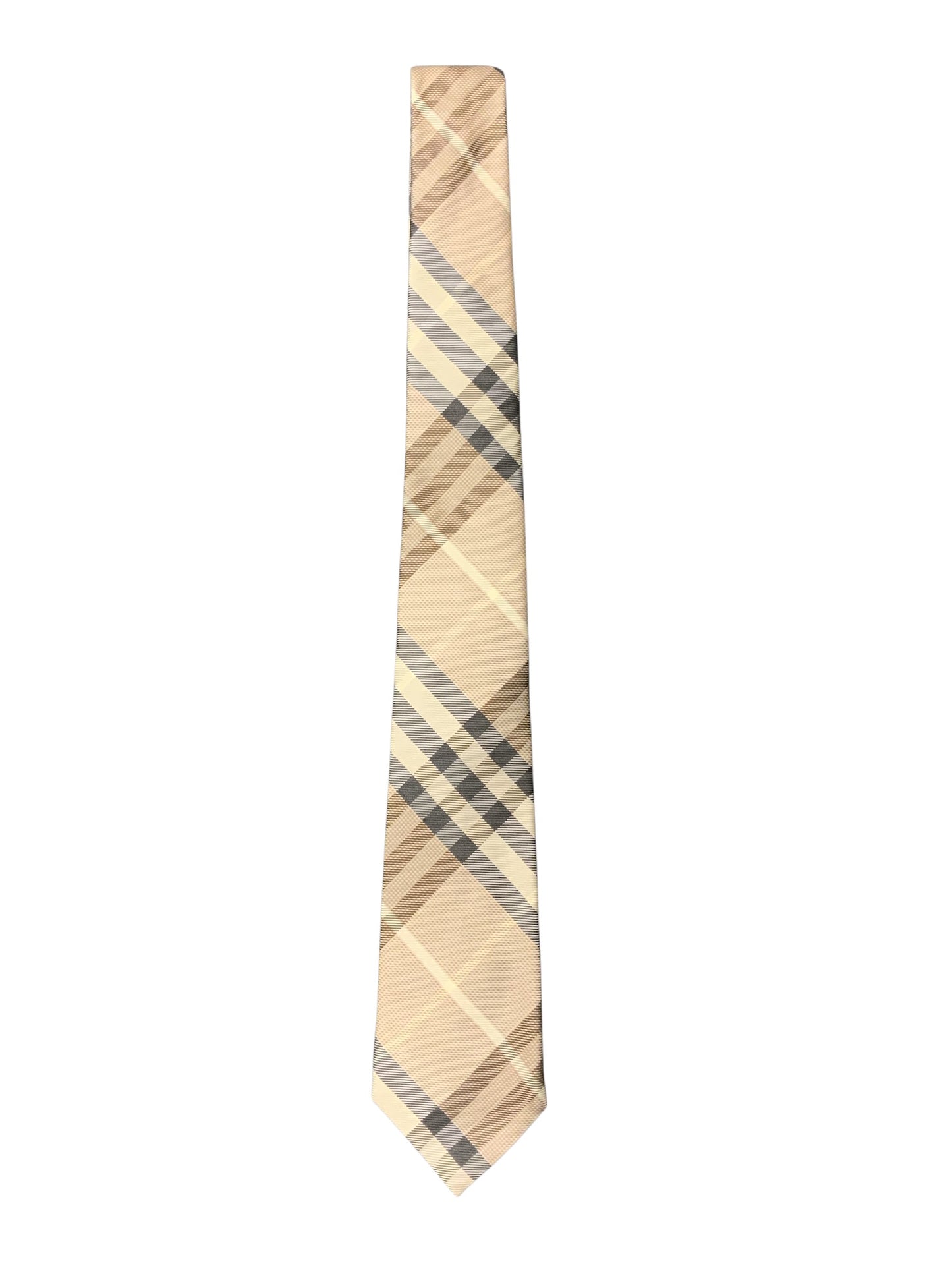 Burberry Men's Tie Tan/Black