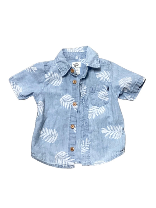Baby B’gosh Boys Blue Shirt 18M