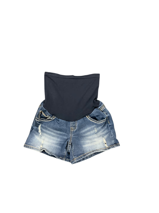 Indigo Blue Maternity Shorts Denim S
