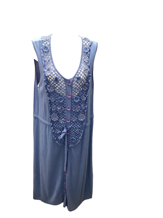 NWT Nanette Lepore Women's Knit Dress Blue L