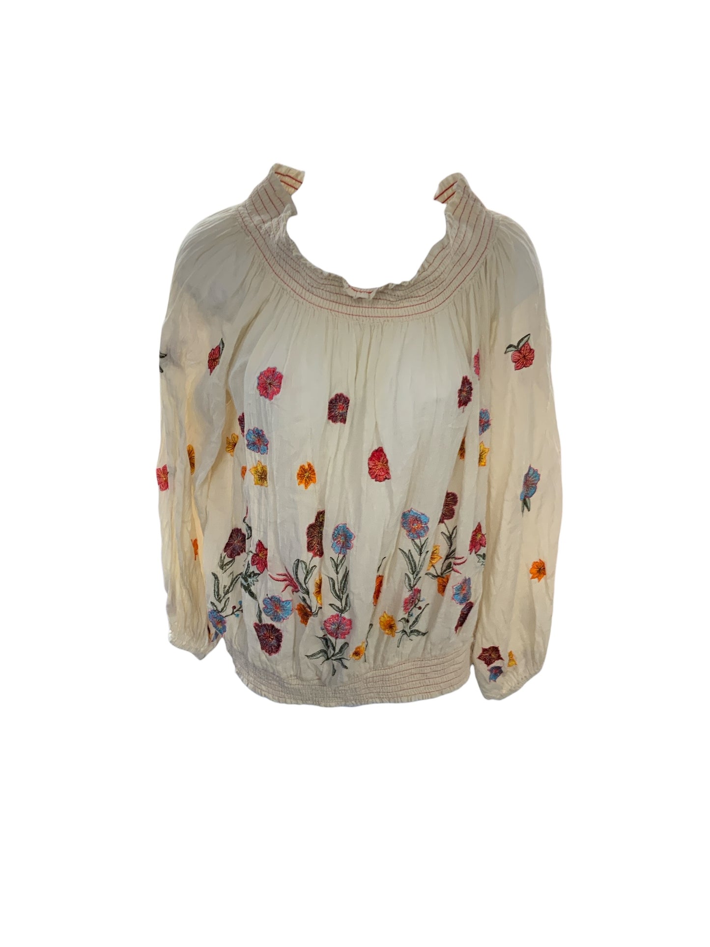 NWT Aratta Silent Gourney Women's Blouse Cream L