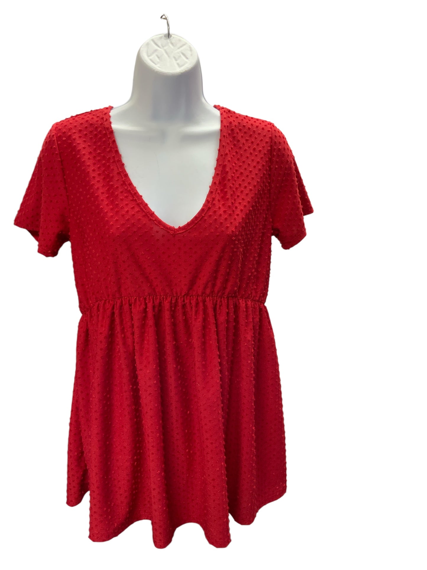 Hello Miz Maternity Tunic Red S