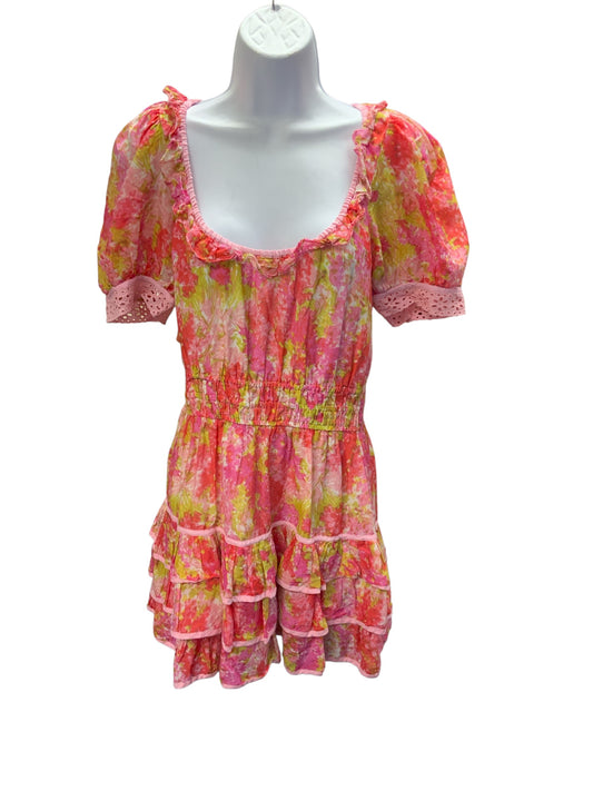 Love Shack Fancy Women's Dress Pink Lime M