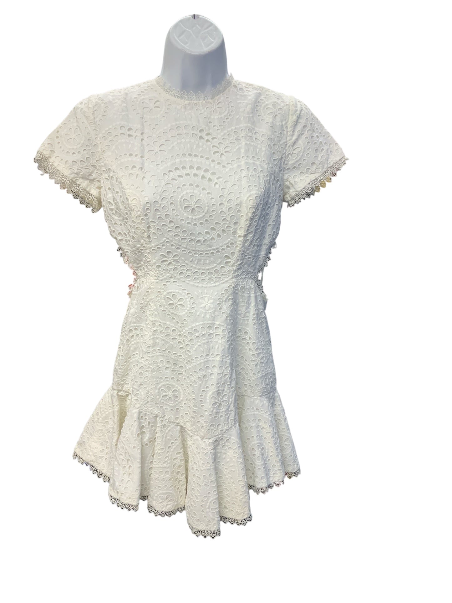 Zimmerman Women's Dress White Eyelet 1=XS
