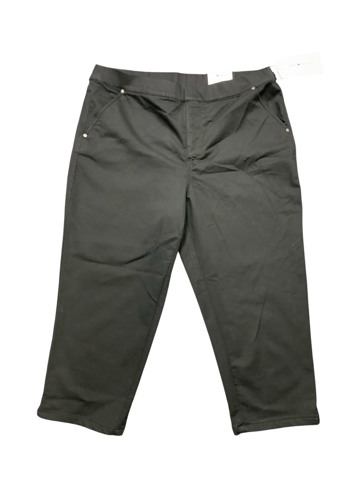 NWT Intro Love the Fit Women's Capri Black 14=L