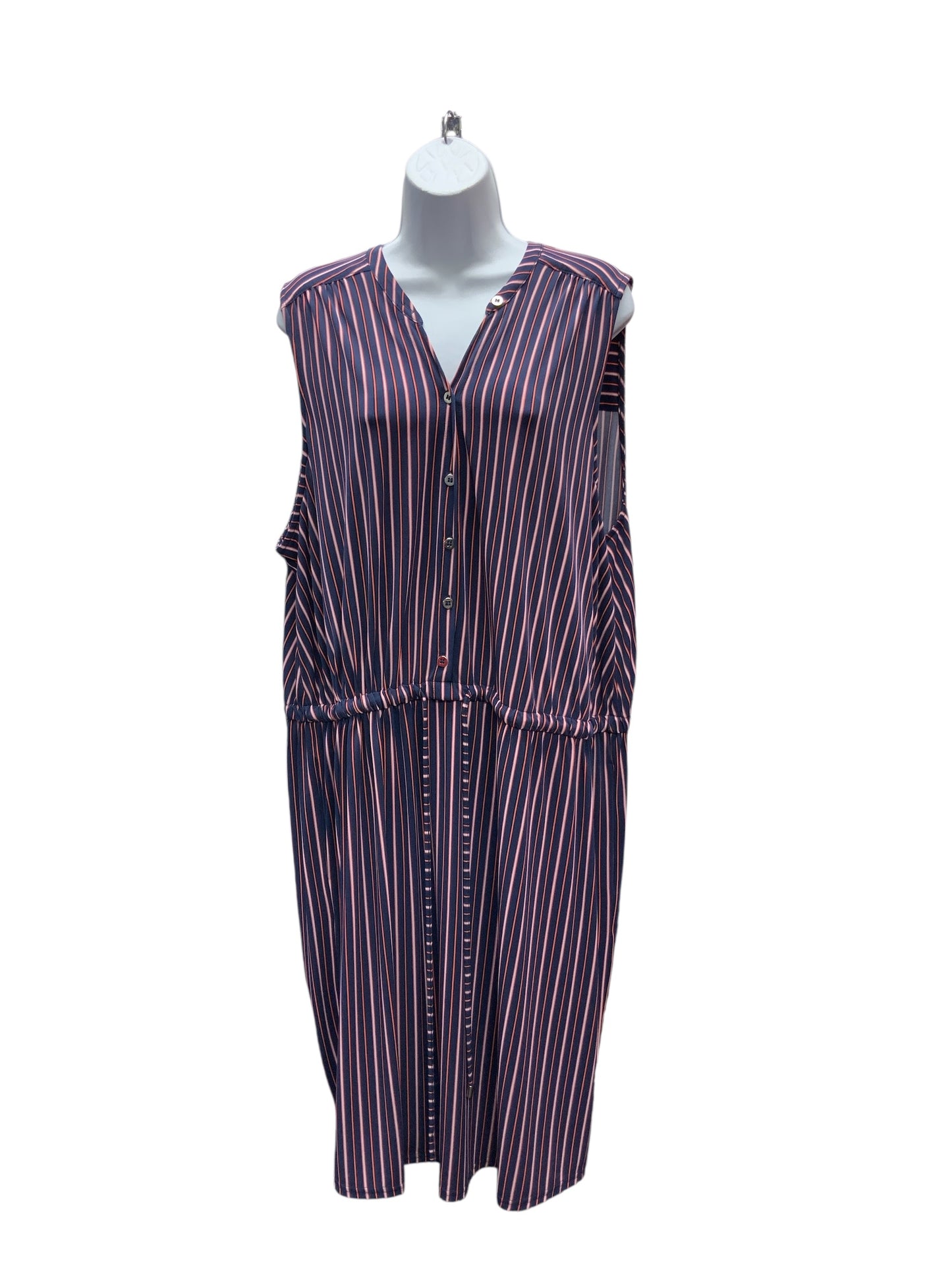 Love & Legends Women's Dress Navy 3X