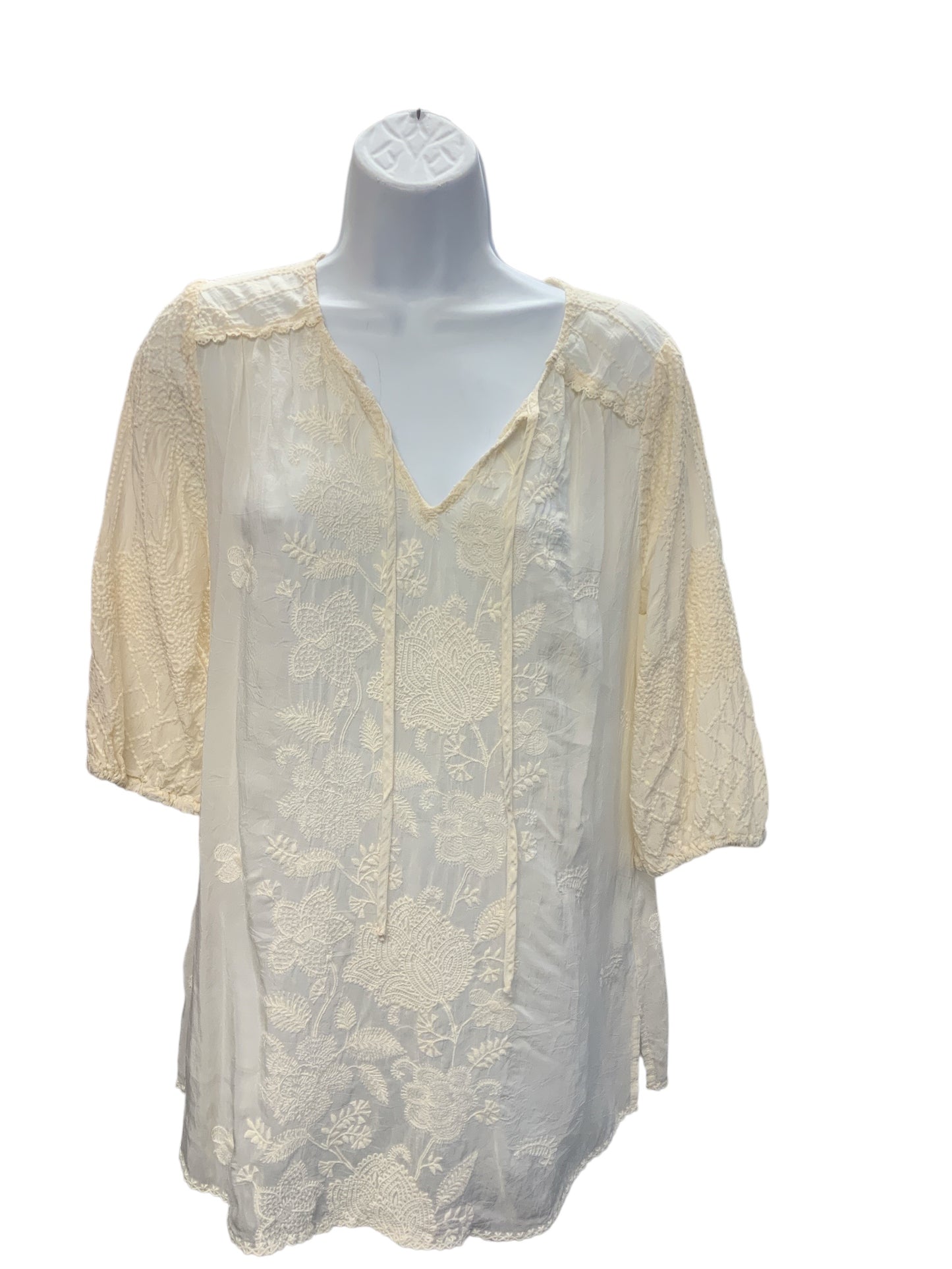 Johnny Was Women's Tunic White S