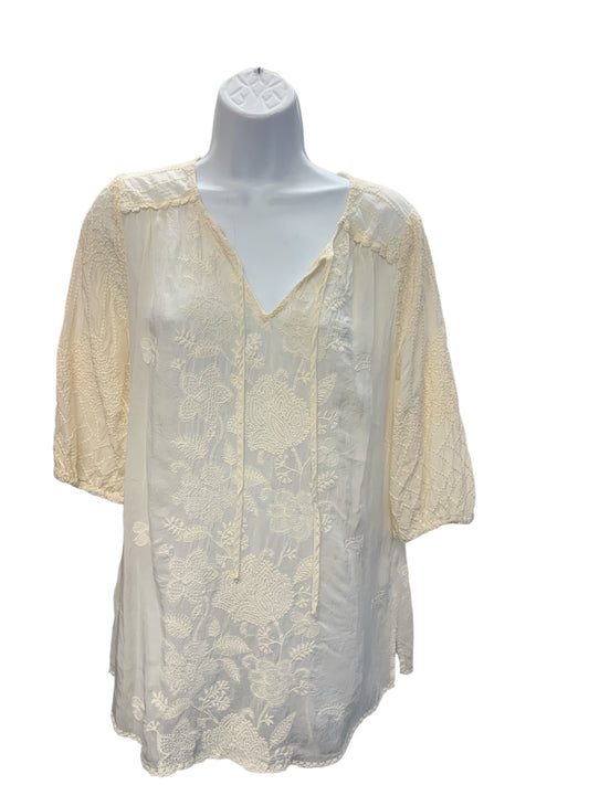 Johnny Was Women's Tunic White S