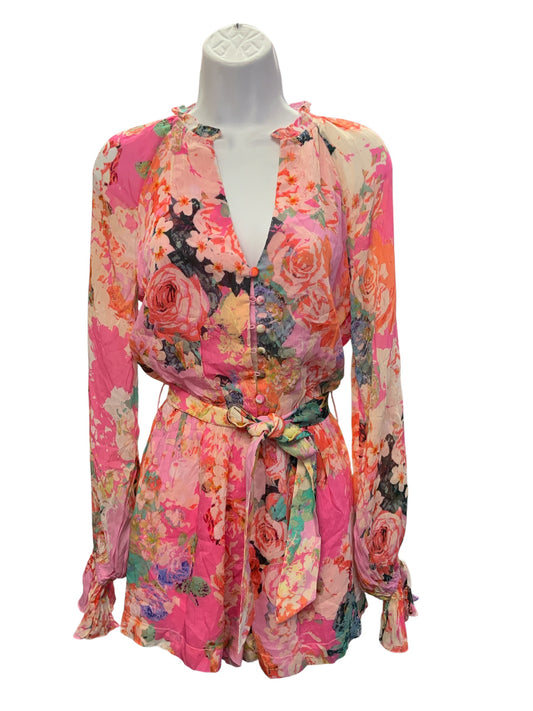 NWT Hemant & Nandita Women's Romper Pink XS