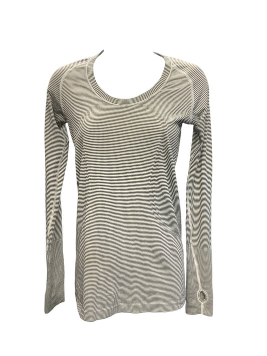 Lululemon Women's Shirt White Black 6=M
