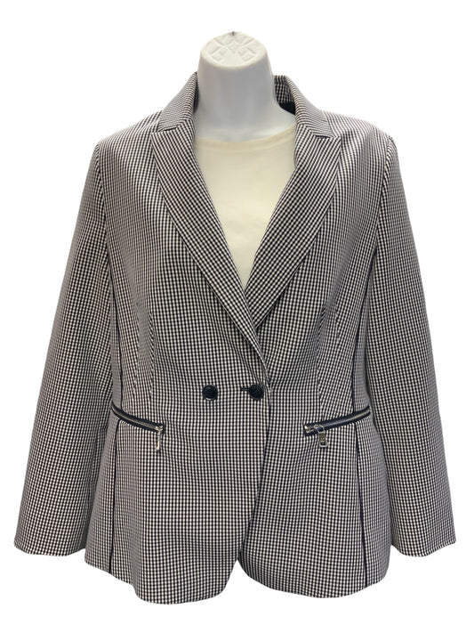 Gerry Weber Women's Blazer Blue White 10/L