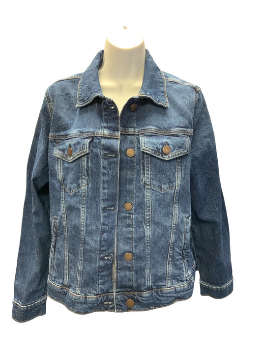 NWT ANA Women's Jean Jacket Blue L