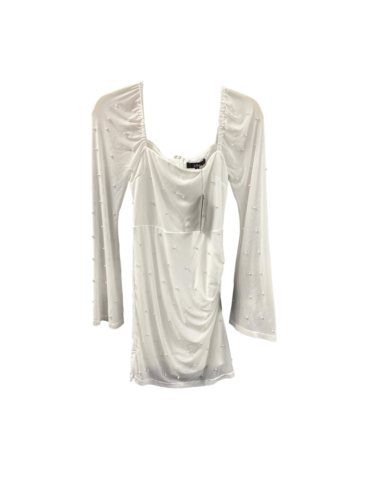 NWT Lulus Women's Dress White Pearl S