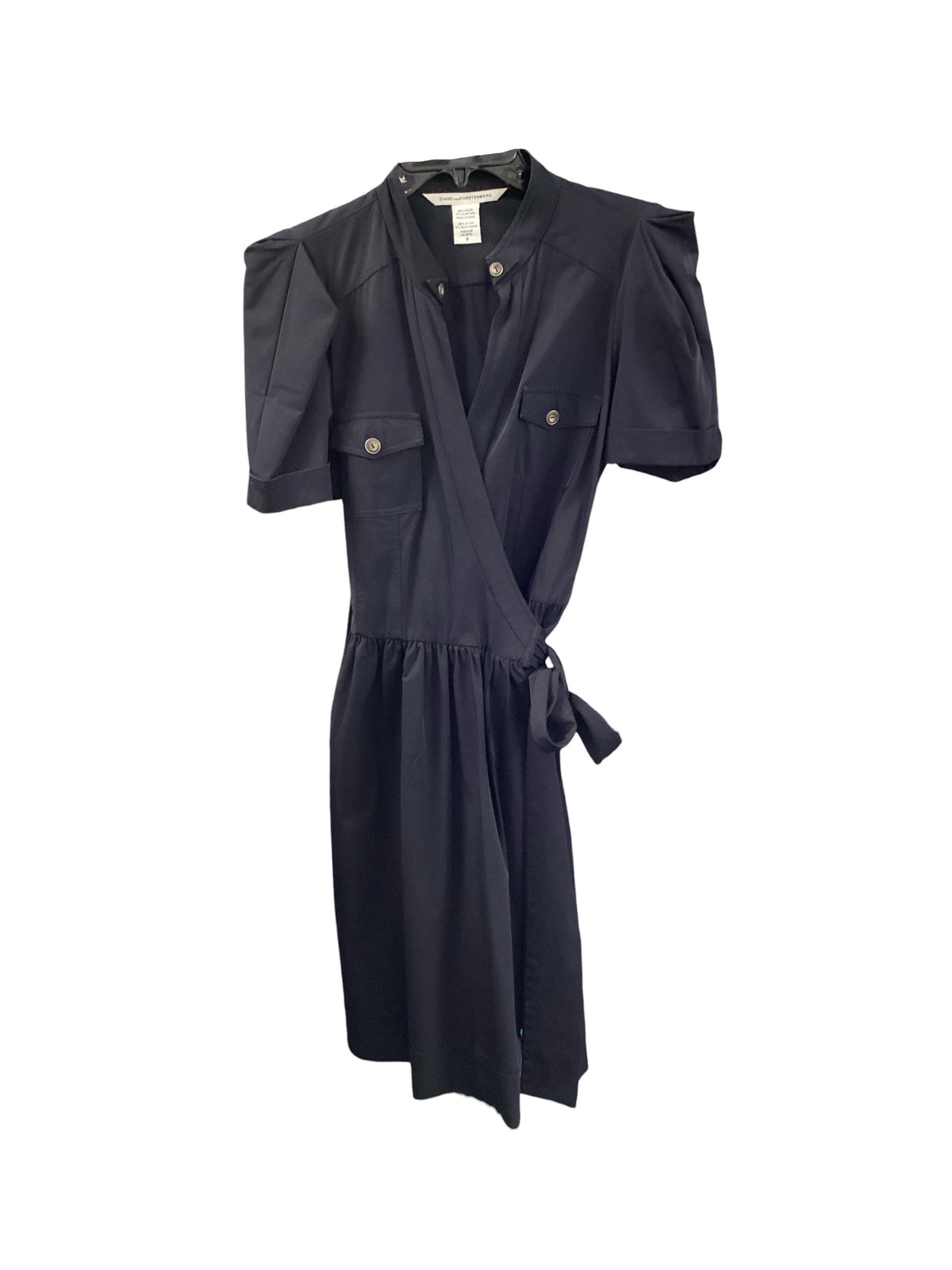 Diane Von Furstenberg Women's Dress Navy 8=M
