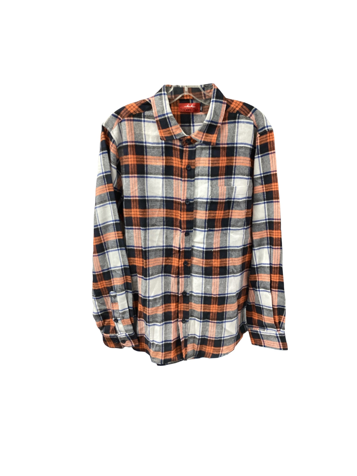 Sahara Club Men's Shirt Orange Navy M