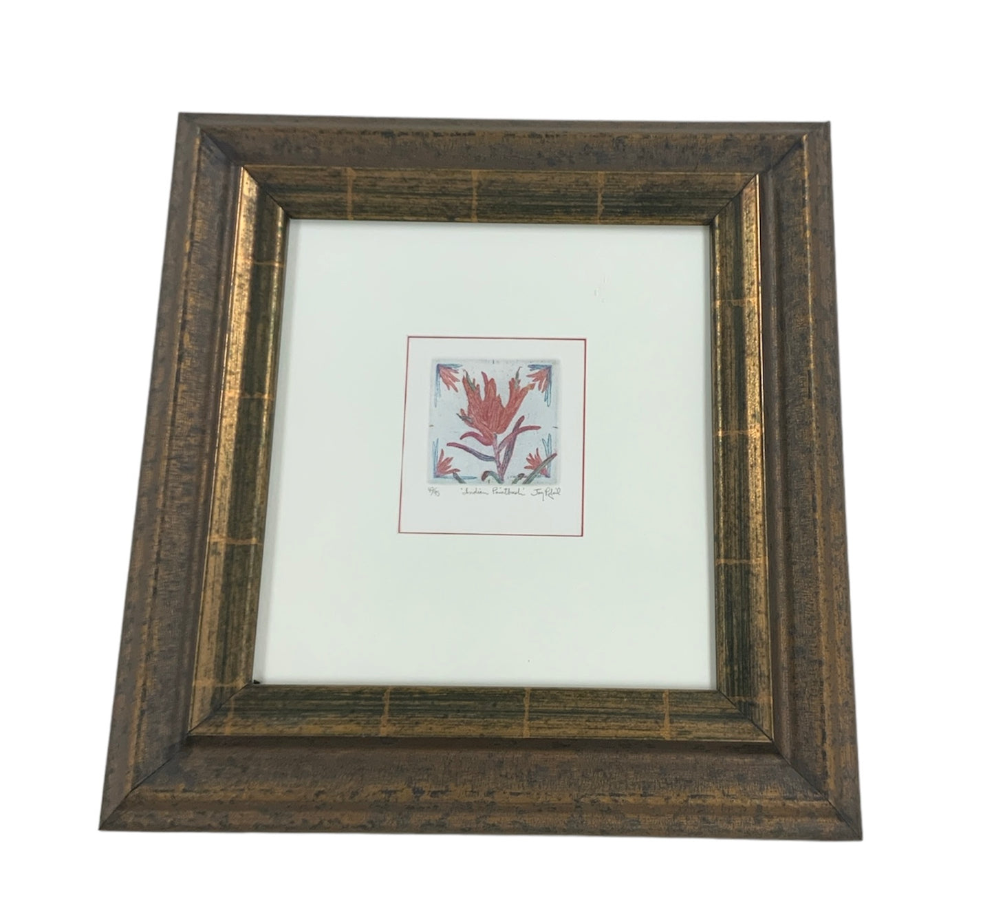 Jay Pfeil Indian Paintbrush Etching
