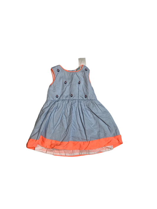 Edgehill Collection Girls Blue Striped Dress Size 6M