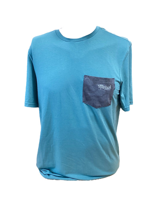 NWT Marsh Wear Men's Aqua Tee S