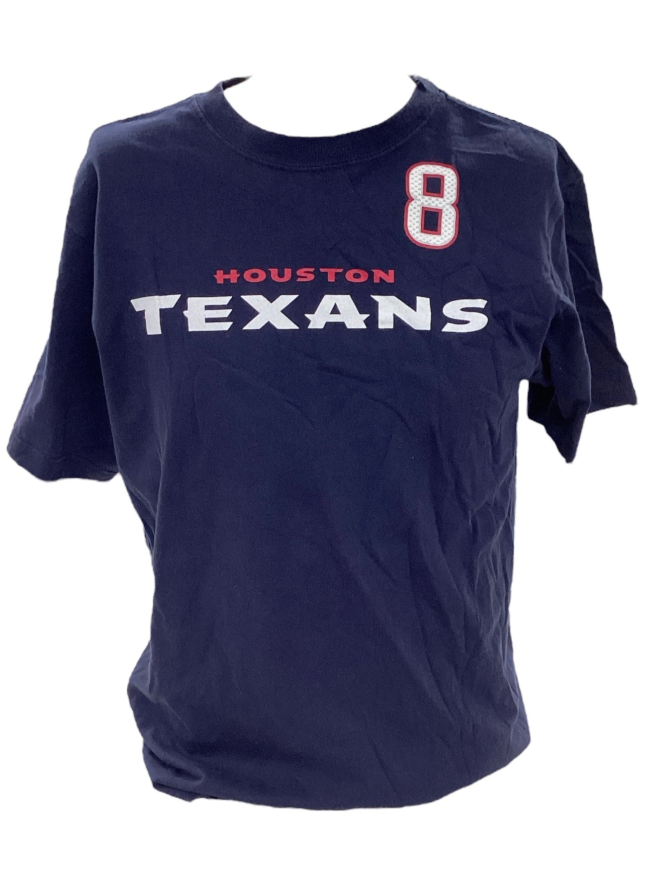 Reebok Texans Tee Shirt Blue L