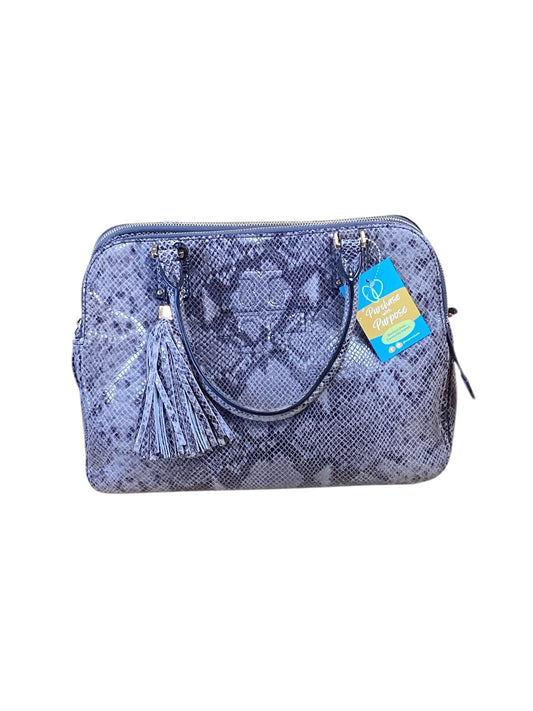 Tory Burch Gray Snake Print Bag