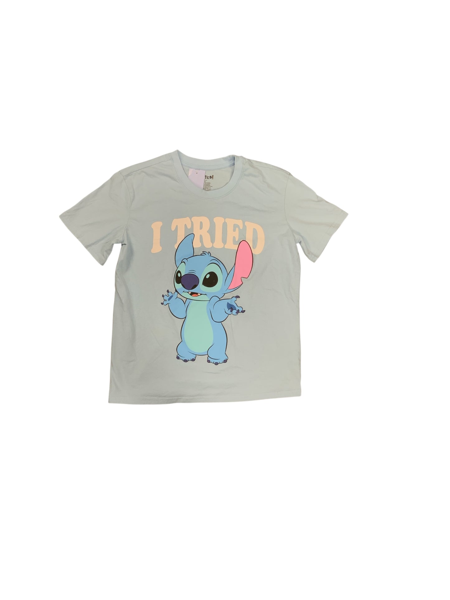 Disney Stitch Men's Tee Sky M