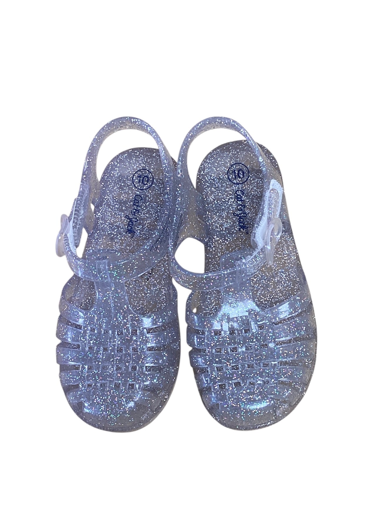 Cat & Jack Clear Jelly Sandals 10