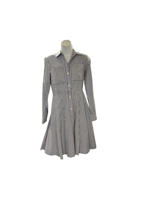 Michael Kors Women's Dress Blue Stripe 2=XS