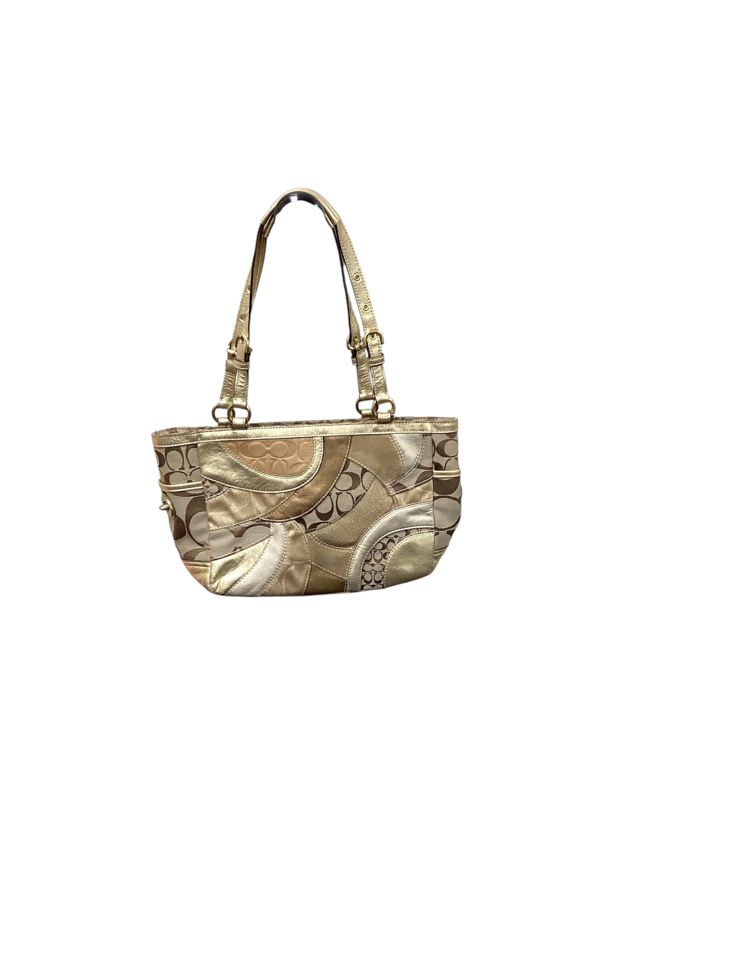 Coach Gold Logo Bag
