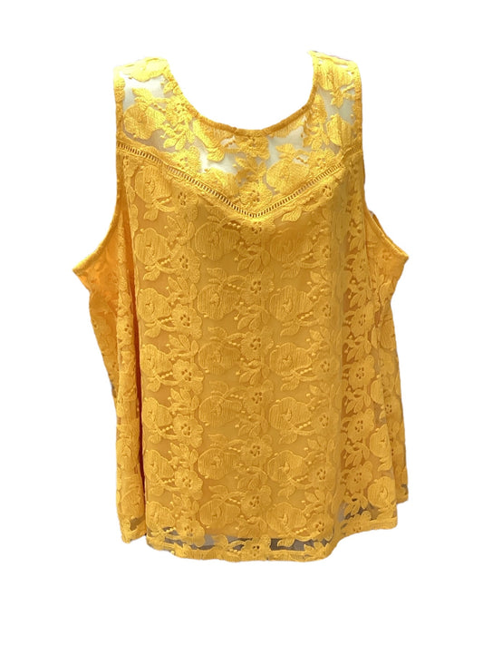 Rafaella Women’s Yellow Shirt 2X