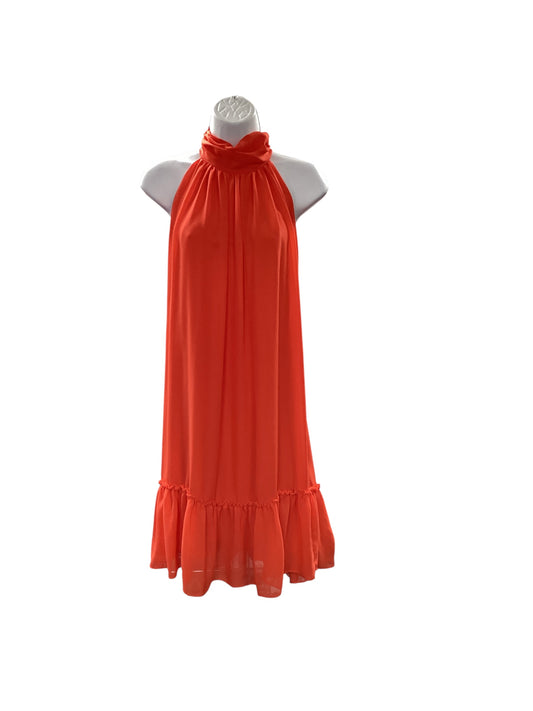 Taylor Women's Halter Top Dress Red 4