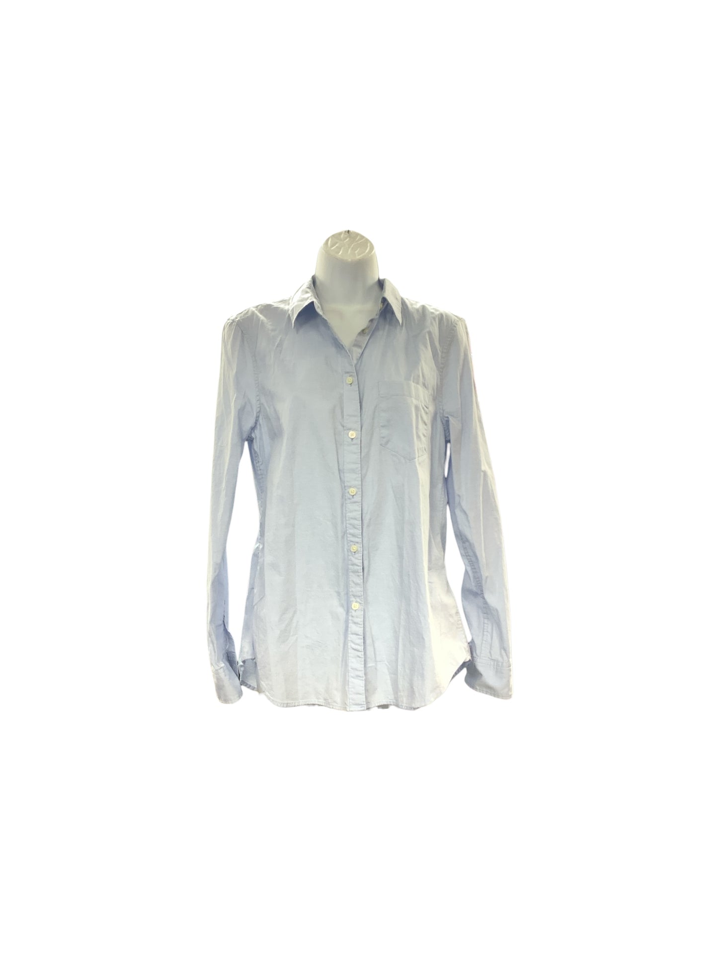 Gap Women's Shirt Blue Oxford M