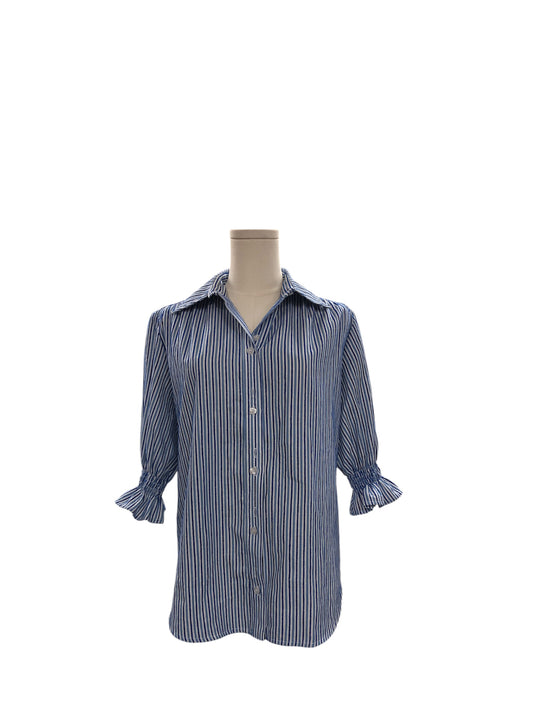 Finley Women's Stripe Shirt Blue XS