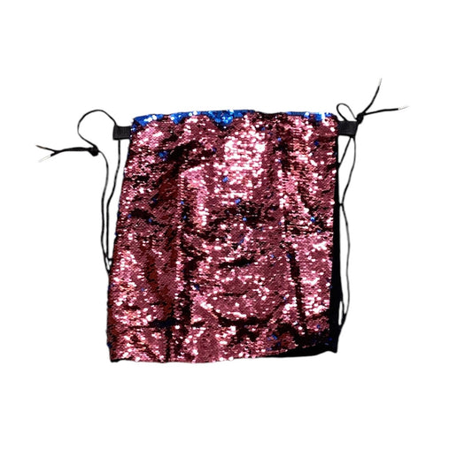 Sequined Drawstring Bag