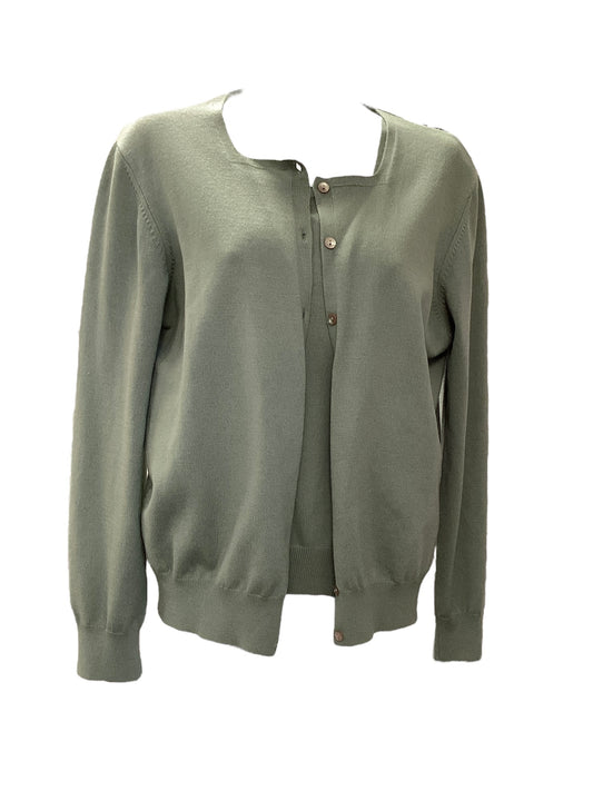 Oscar Women’s Sweater Set Green L
