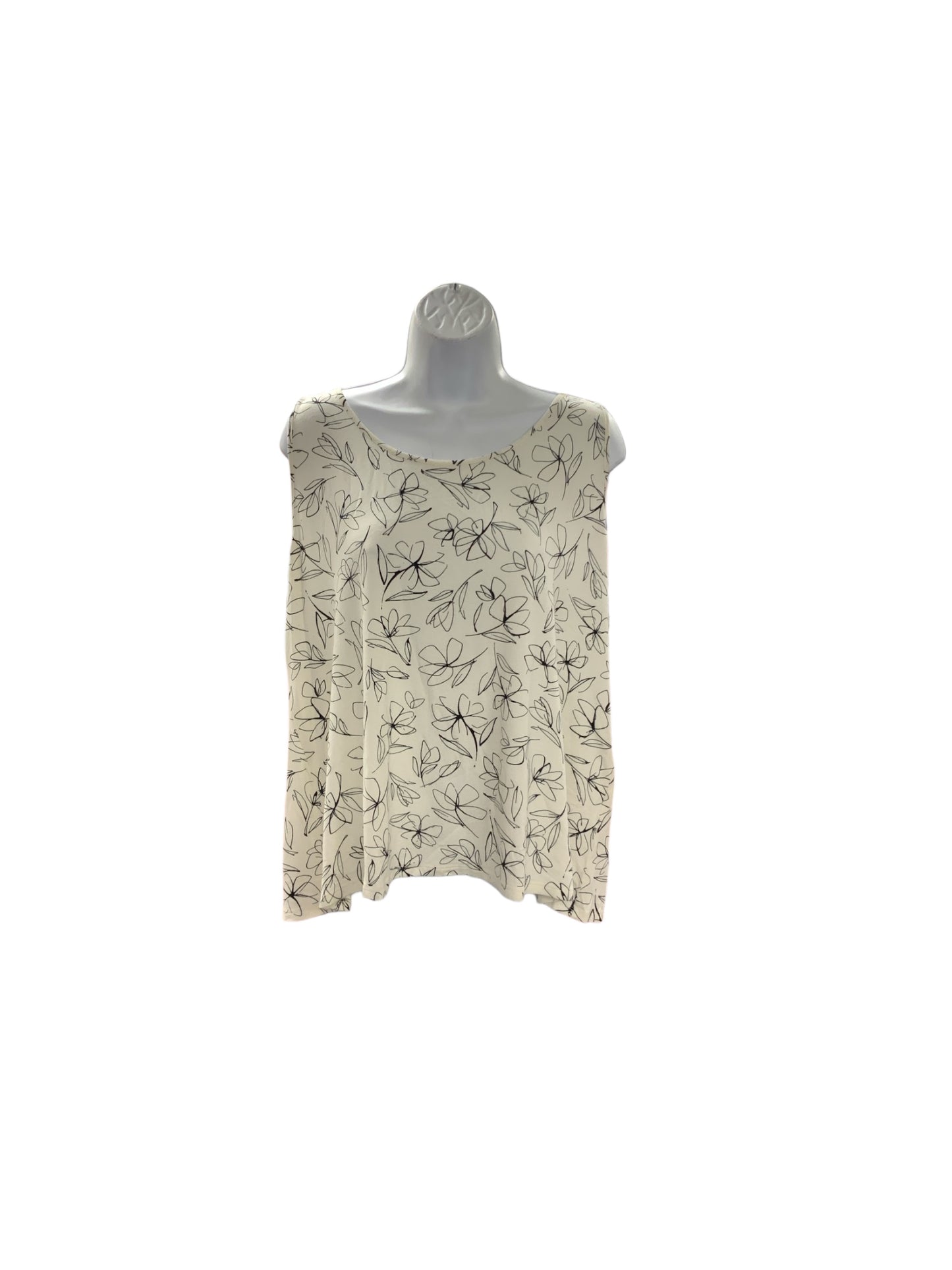 J.Jill Women's TankTop Cream XL Petite