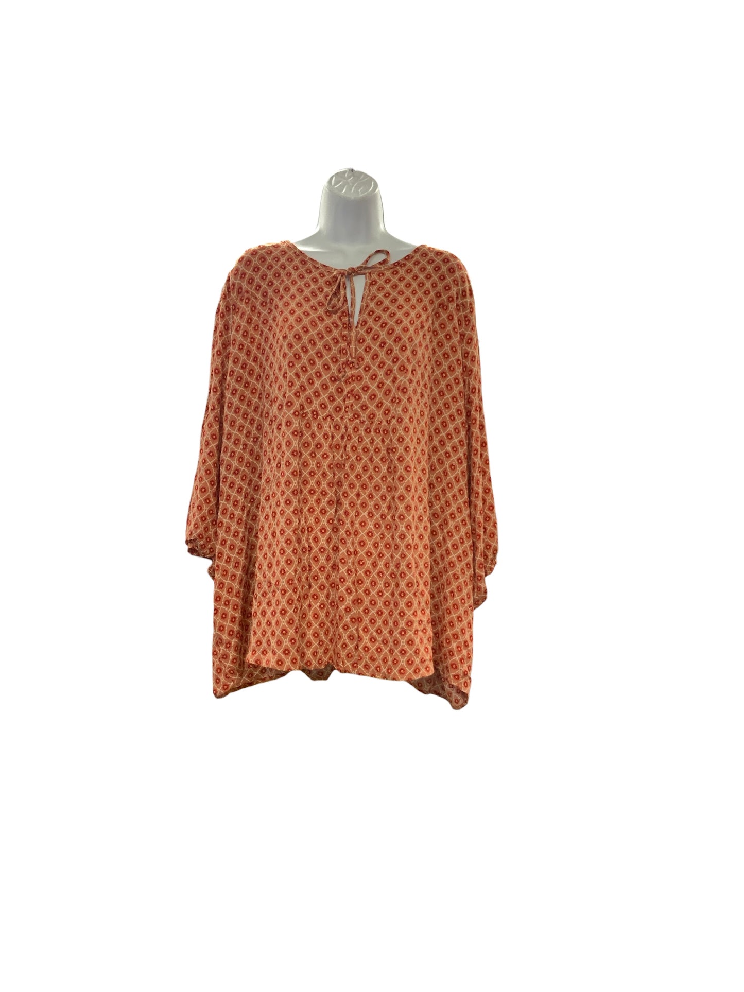 Paper Moon Women's Blouse Blush 3X