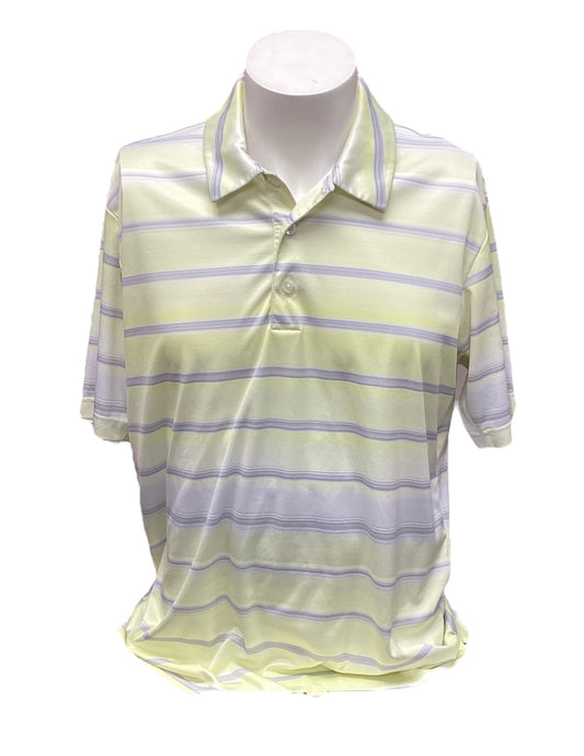 Adidas Men's Polo Yellow M