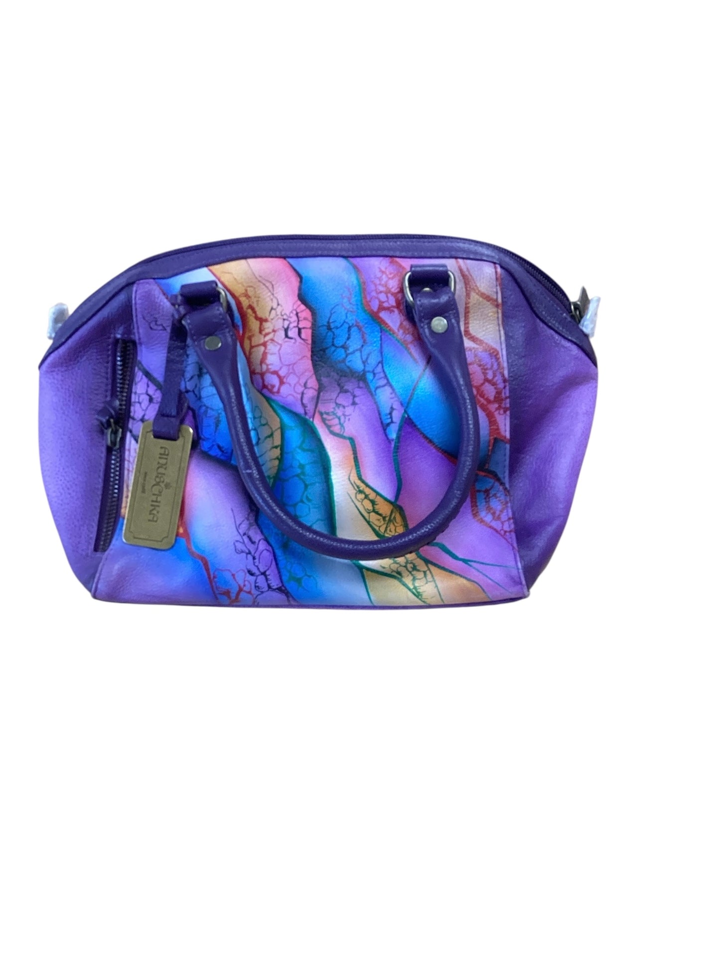 Anuschka Purple Handbag