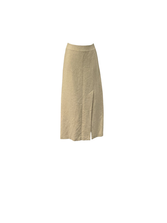 Ann Taylor Skirt Camel Silk 2=XS