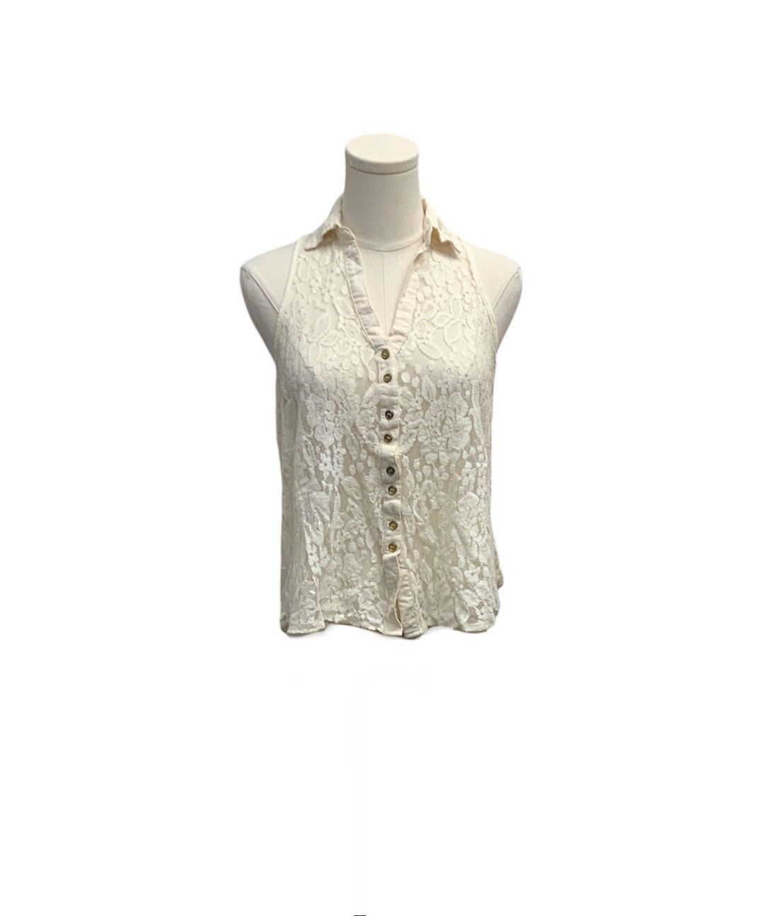 Cozy Jr. Lace Top Cream S