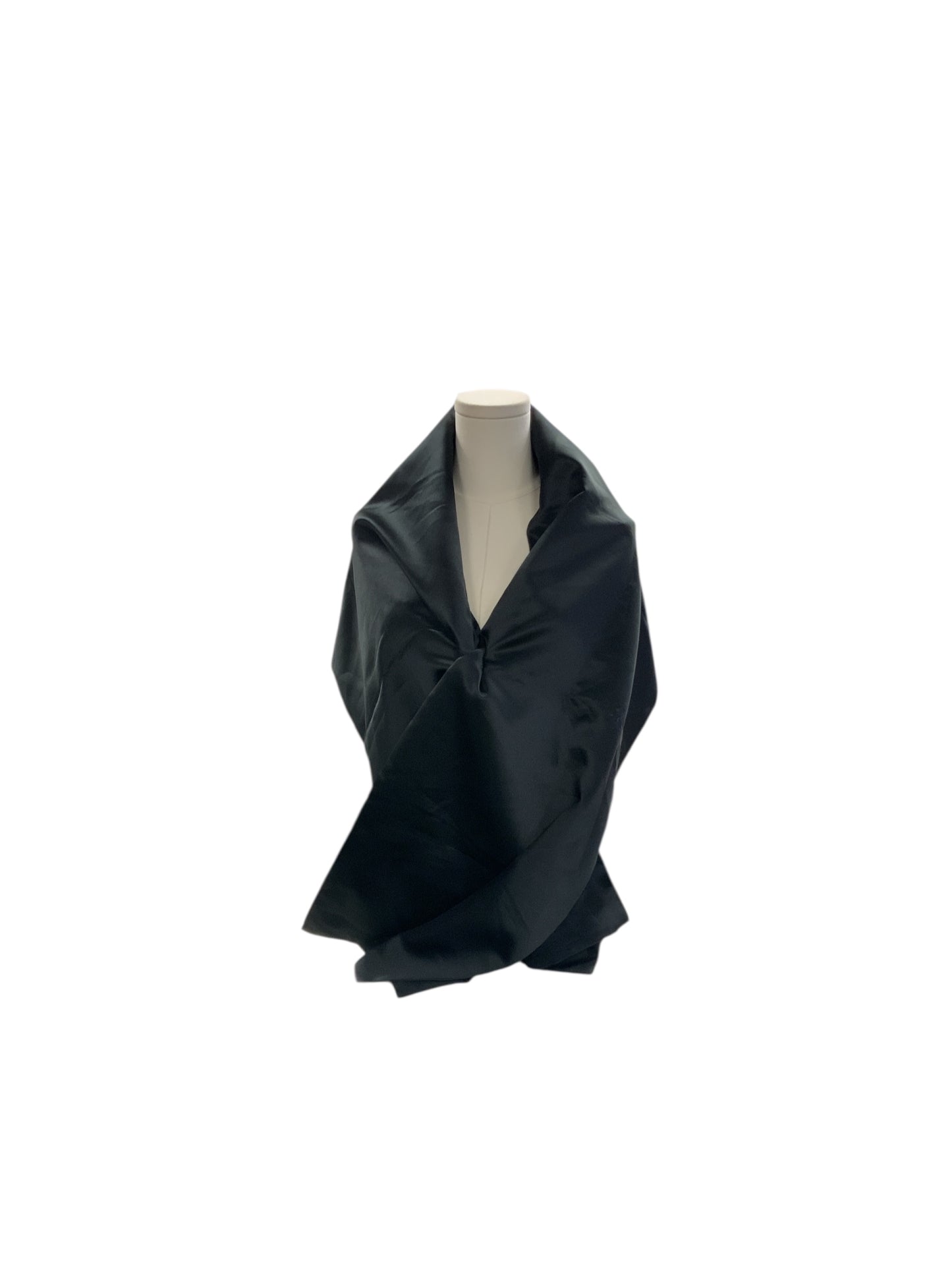 NWT Alex Evening Satin Shawl Black O/S