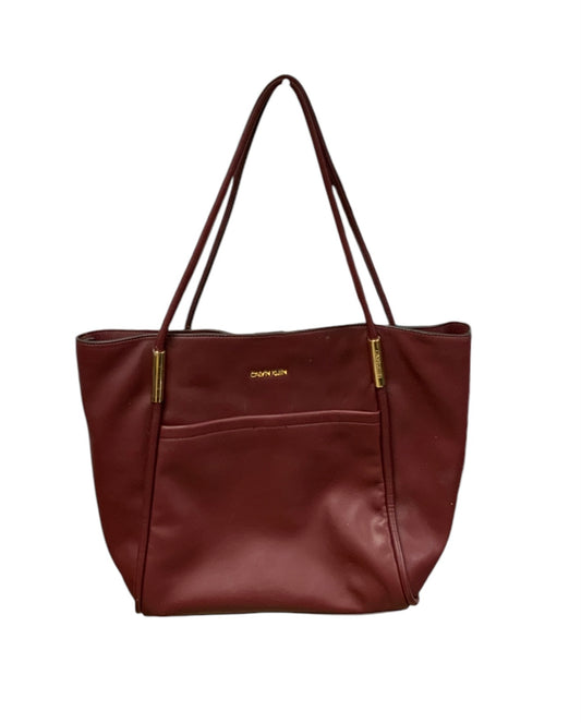 Calvin Klein Merlot Tote bag