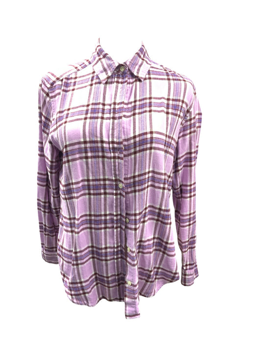 Gap Women's Button Down Purple XS